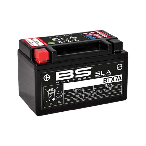 BATERÍA BS BATTERY BTX7A SLA (ACTIVADA)