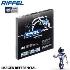 KIT TRANSMISION RIFFEL CARBON BMW F850GS/F750 44T/17Z (SIN CADENA) (525H)