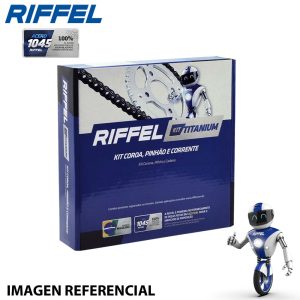 KIT TRANSMISION RIFFEL TITANIUM SUZUKI GZ-150 45Z/15Z (428H-134L) (10-45)