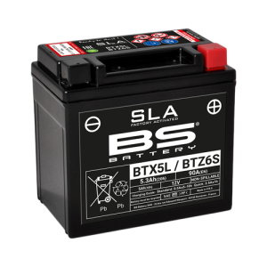BATERÍA BS BATTERY BTX5L/BTZ6S SLA (ACTIVADA)