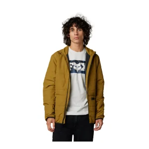 Chaqueta acolchada con cremallera Fox Racing Howl marrón caramelo para hombre