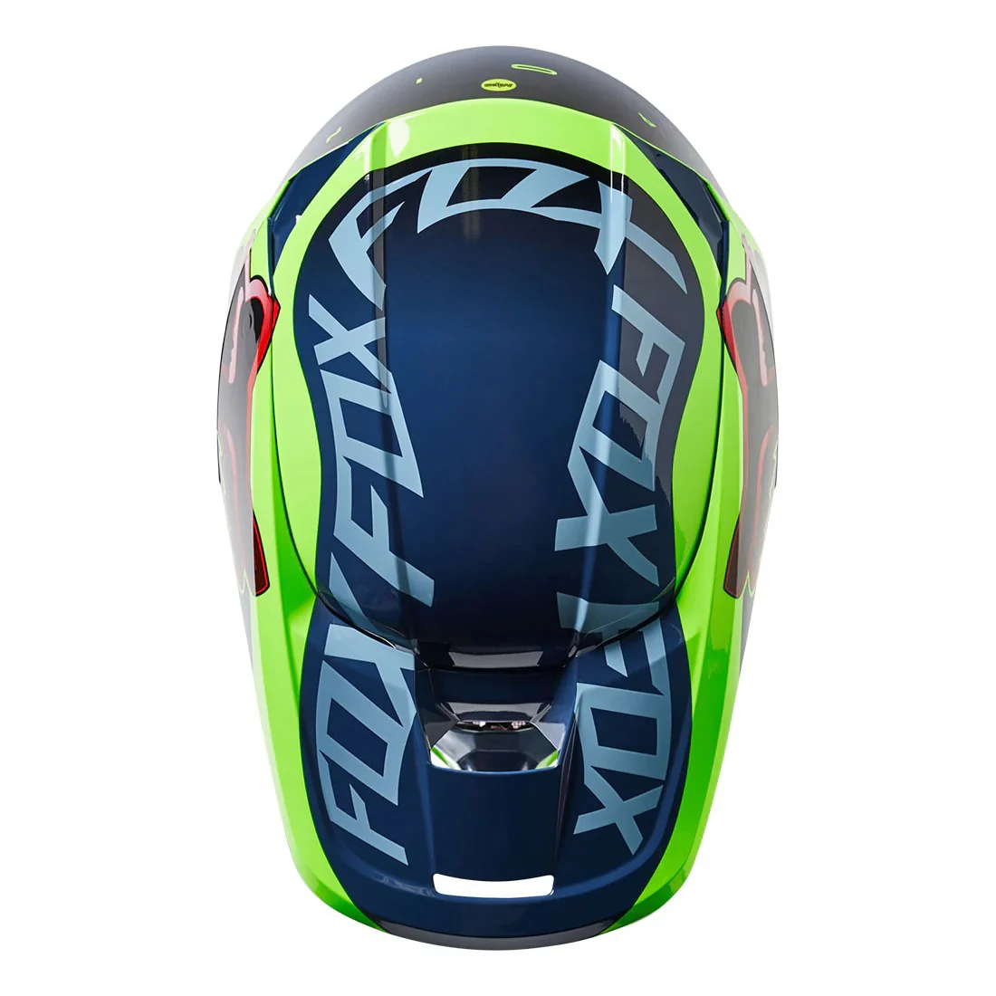 Casco FOX RACING V1 VENZ Fluor - Imagen 3