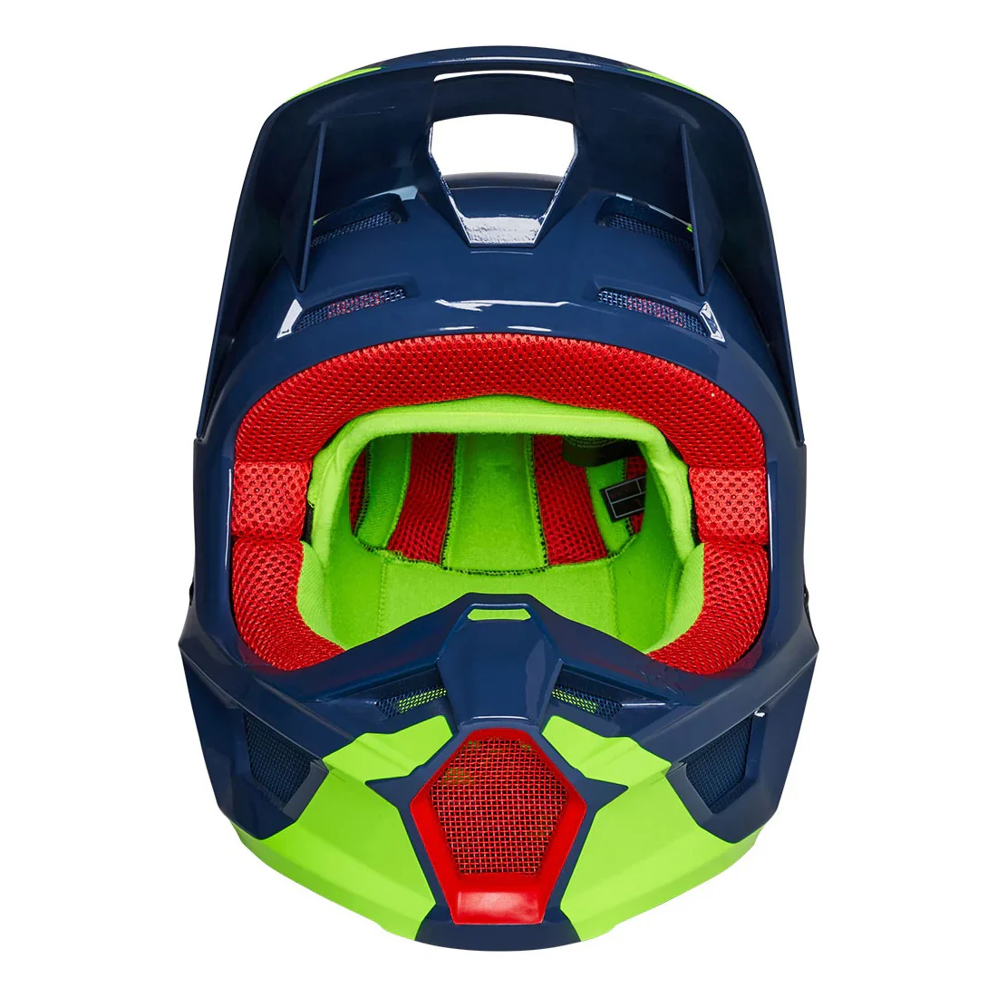 Casco FOX RACING V1 VENZ Fluor - Imagen 2