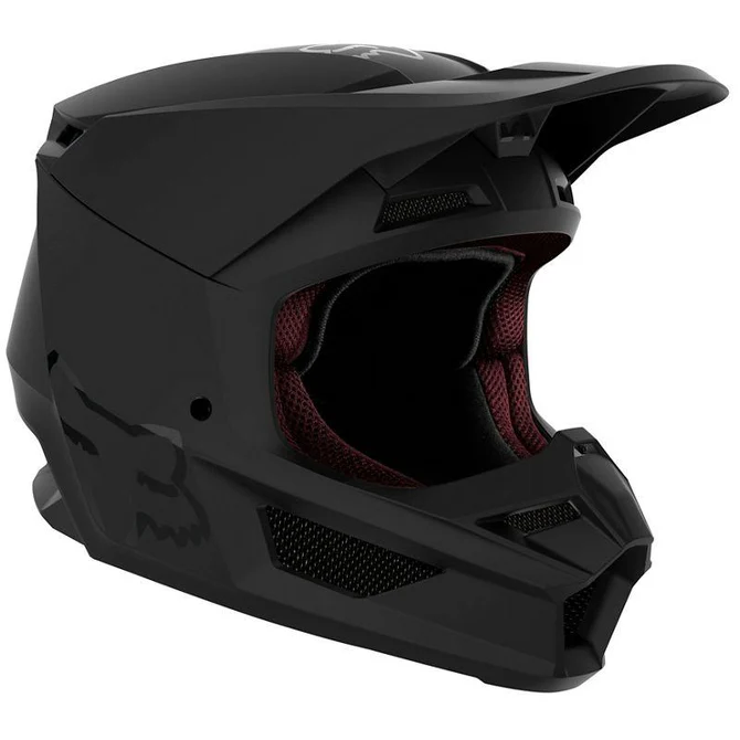 Casco Moto V1 Negro Matte Fox