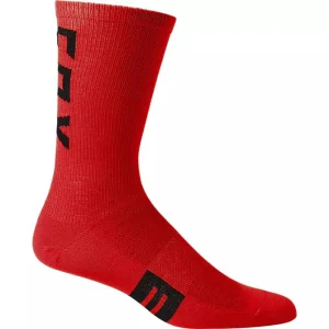 Calcetines Bicicleta Flexair 8" Merino Rojo Fox