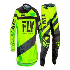 TRAJE FLY F-16 NEGRO AMARILLO NEON