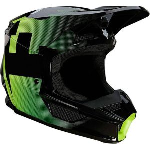 Casco Moto V1 Tayzer Negro Fox Racing