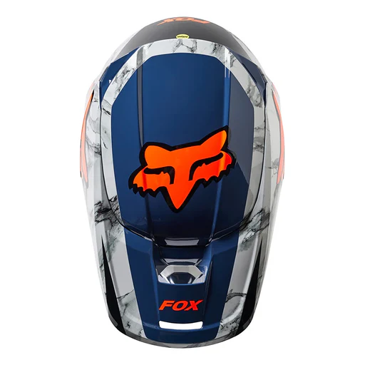 Casco FOX RACING V1 KARRERA Azul - Imagen 3