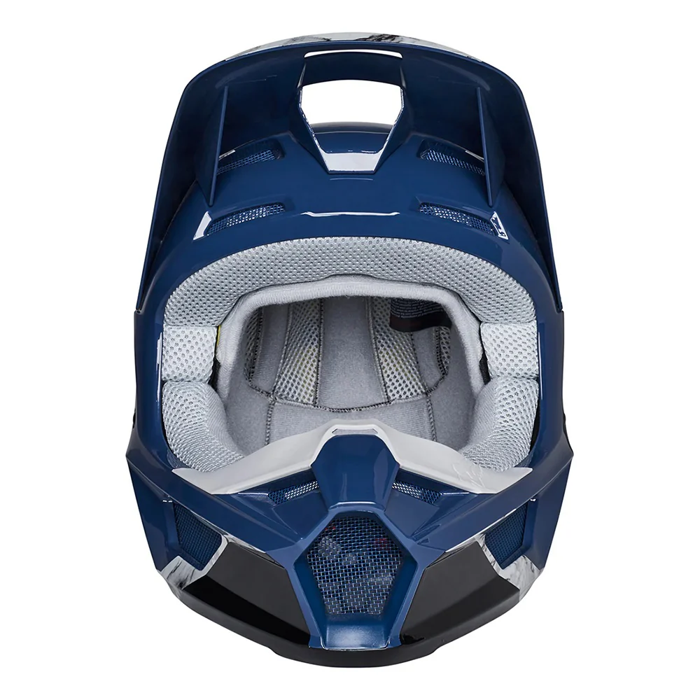Casco FOX RACING V1 KARRERA Azul - Imagen 2