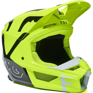 FOX Casco Moto V1 Skew Amarillo