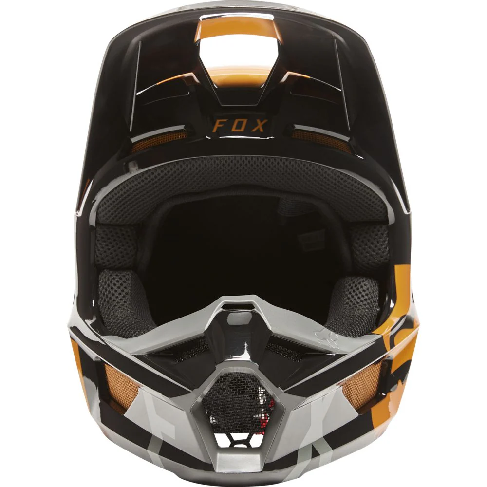 FOX Casco Moto V1 Skew Negro - Imagen 2