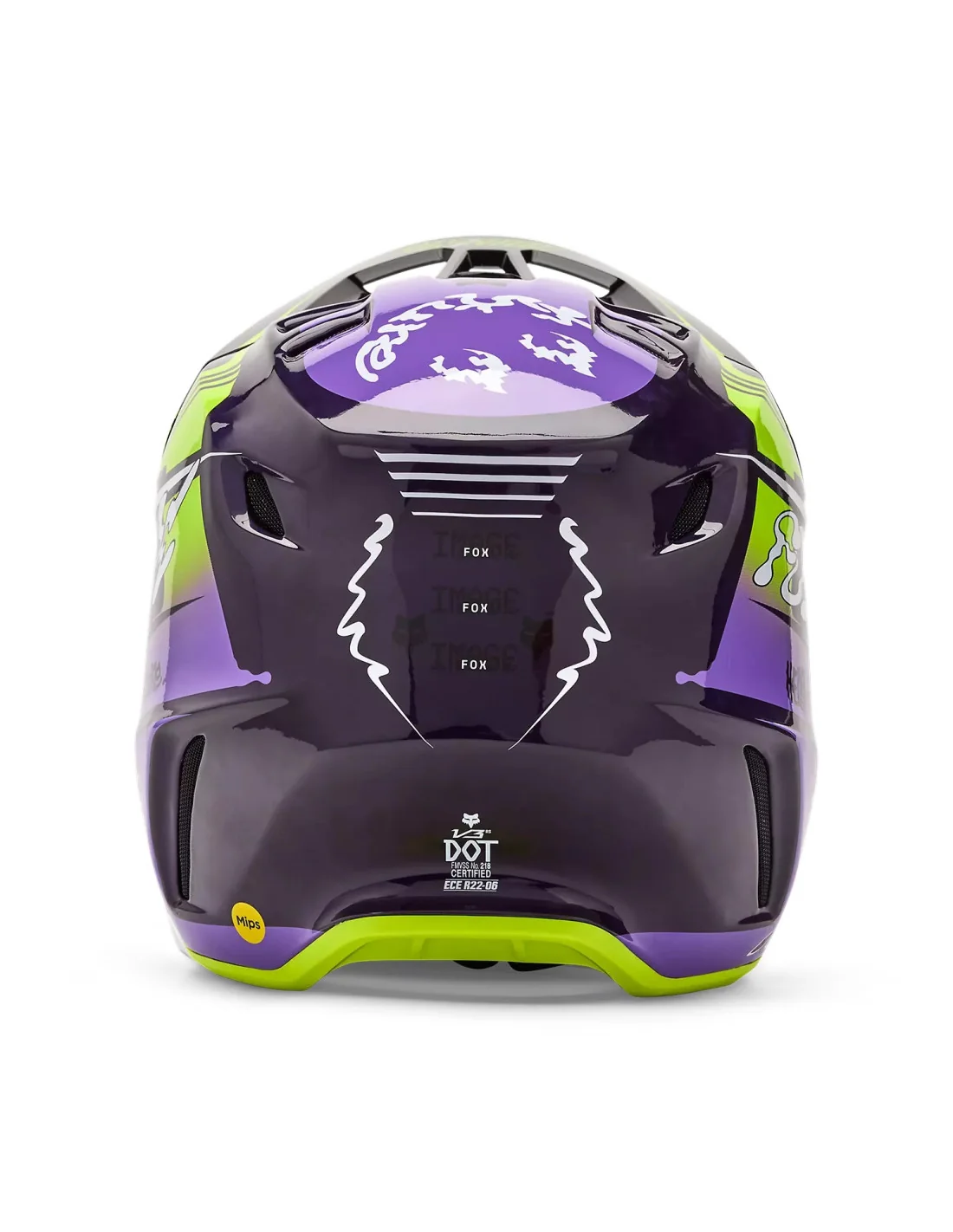 Casco Fox V3 Rs Image Phantom Limited Edition Púrpura - Imagen 3