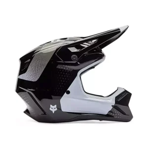 CASCO FOX V3 NEGRO BLANCO (A3)