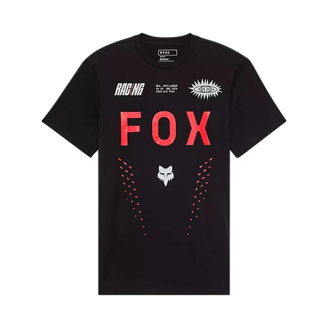 Polera Lifestyle Shield Premium Negro Fox
