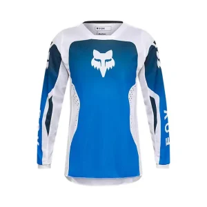 Polera Moto Niño 180 Shield Azul Fox