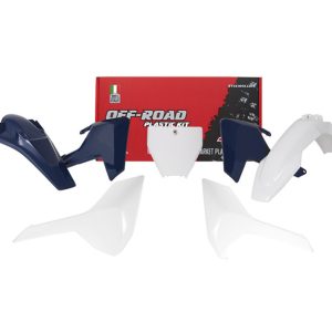 KIT DE PLÁSTICOS HUSQVARNA CON PROTECTORES DE HORQUILLA R-TECH