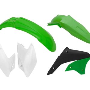 KIT DE PLÁSTICOS KAWASAKI KLX SIN PLACA DELANTERA R-TECH