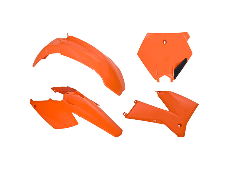 KIT DE PLÁSTICOS KTM SIN PROTECTORES DE HORQUILLA R-TECH