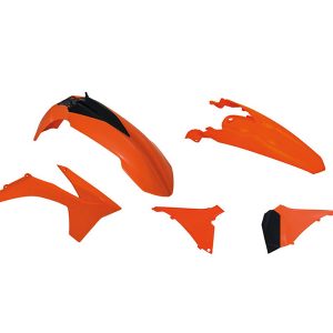 KIT DE PLÁSTICOS KTM CON PROTECTORES DE HORQUILLA R-TECH