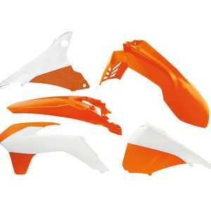 KIT DE PLÁSTICOS KTM CON PROTECTORES DE HORQUILLA R-TECH
