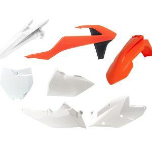 KIT DE PLÁSTICOS KTM SIN PROTECTORES DE HORQUILLA R-TECH
