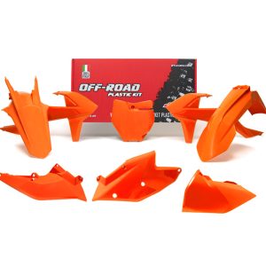 KIT DE PLÁSTICOS KTM SIN PROTECTORES DE HORQUILLA R-TECH