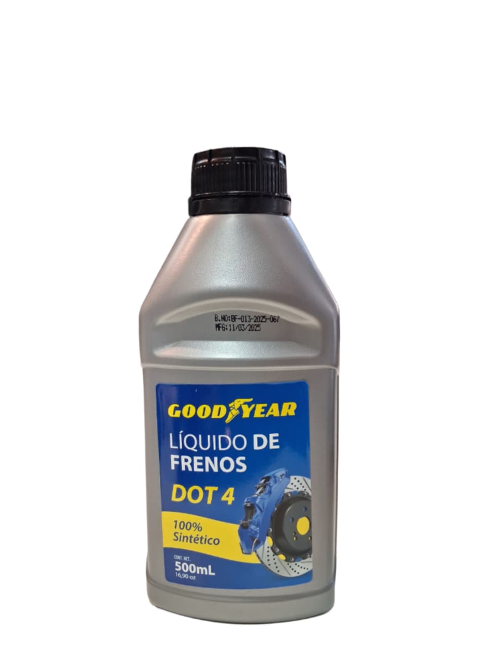 LIQUIDO DE FRENOS GOODYEAR DOT 4 500ML
