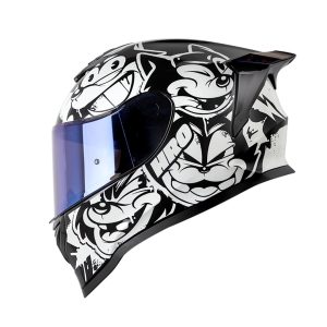 CASCO MOTO HRO 506 BLACK CAT NG BL INTEGRAL NORMA DOT