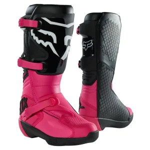 BOTAS DAMA COMP NEGRO ROSADO