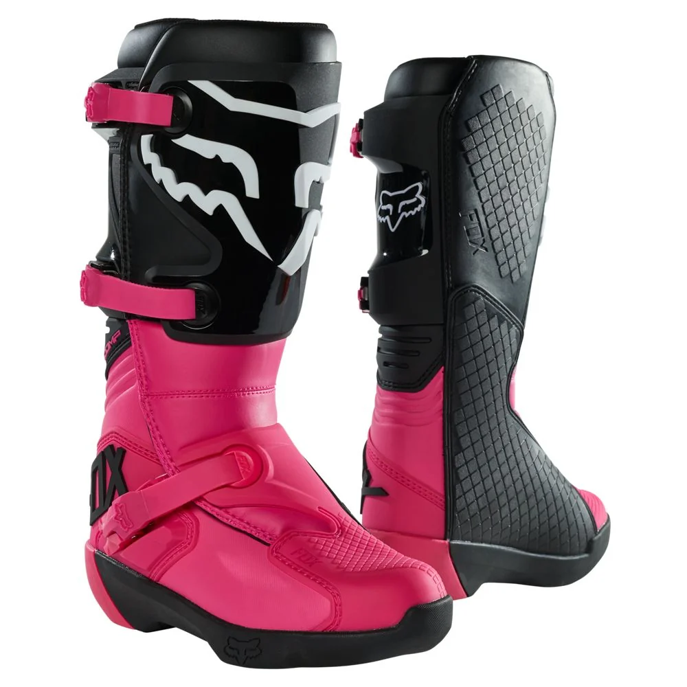 BOTAS DAMA COMP NEGRO ROSADO