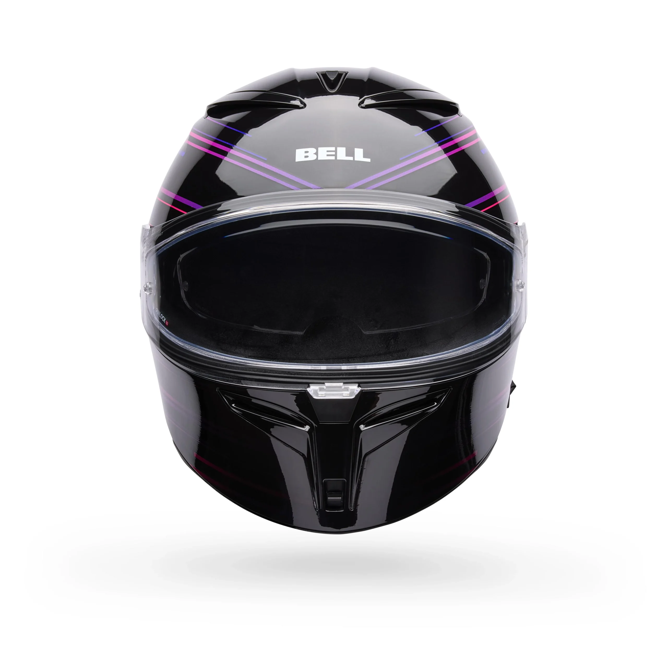 CASCO BELL LITHIUM VELO NEGRO MORADO - Imagen 2